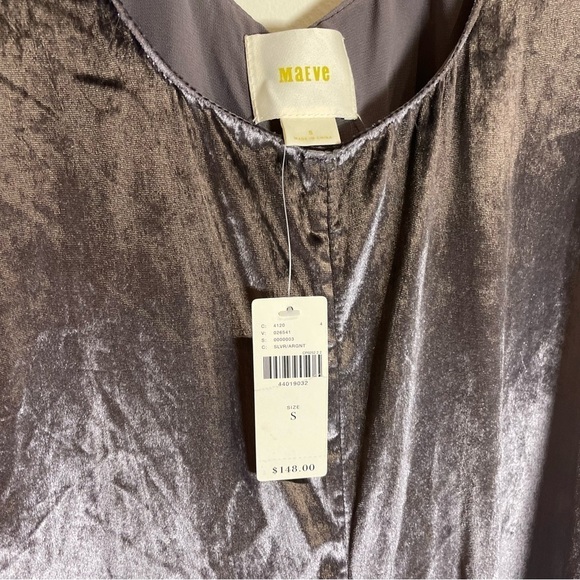 Anthropologie Maeve Velvet Jumper Skirt NWT Size Small - Picture 8 of 9